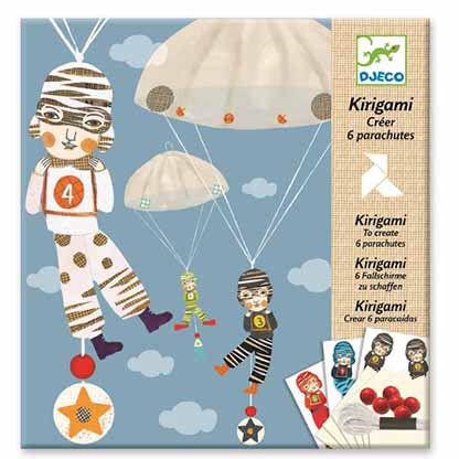 Kirigami Parachutes Go Delivery