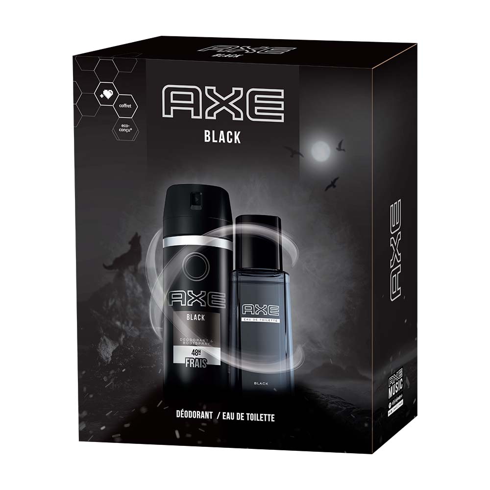 coffret axe black