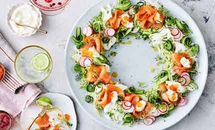 Smoked Salmon Wreath - GO DELIVERY