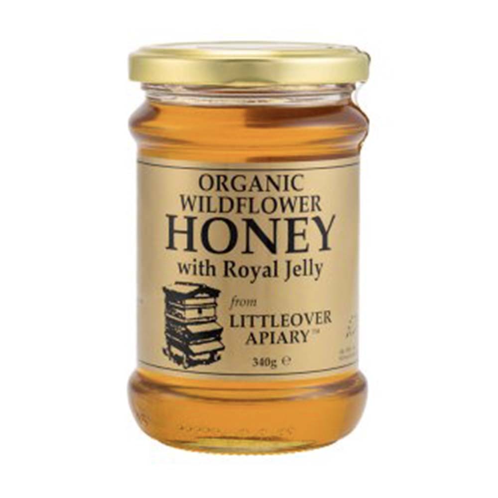 LITTLEOVER APIARY Wildflower Honey with Royal Jelly - 340g - GO DELIVERY