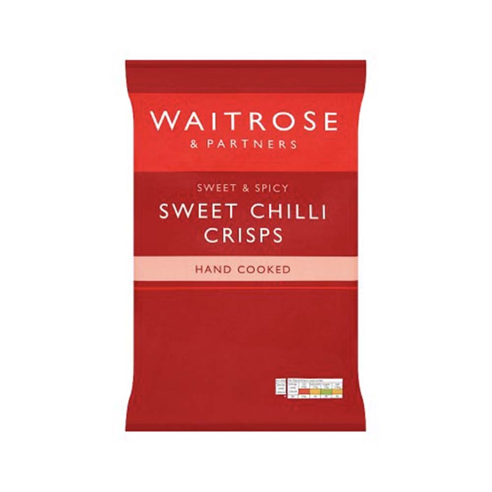 WAITROSE Sweet Chilli Crisps 150g GO DELIVERY