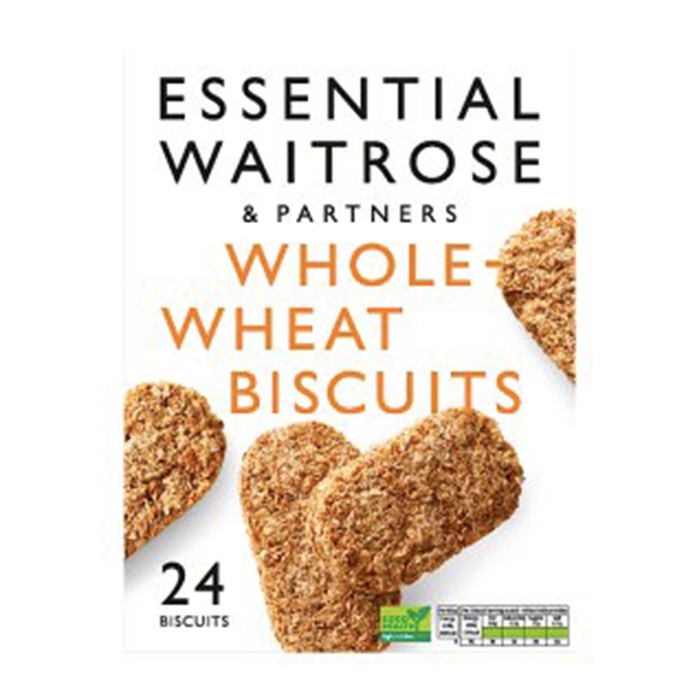 WAITROSE Essential Wholewheat Biscuits (Pack Of 24) - GO DELIVERY