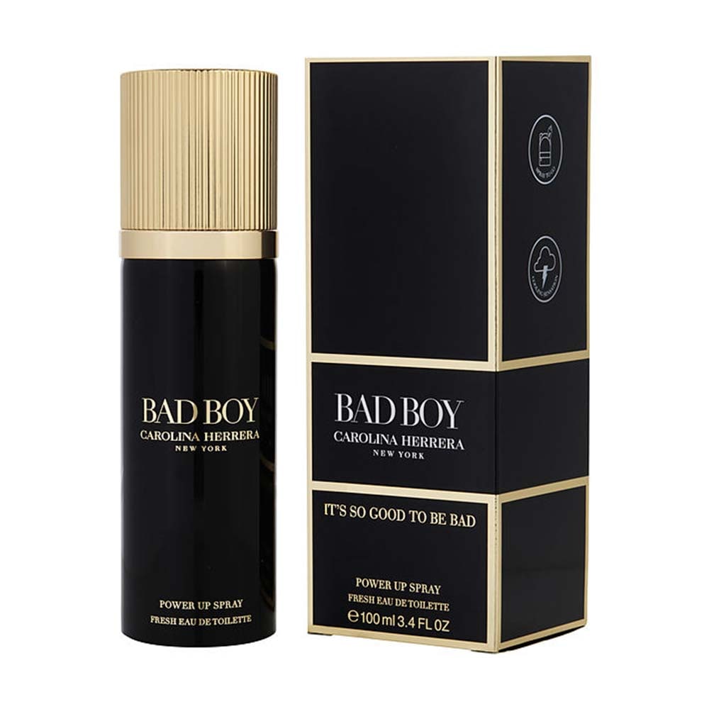 CAROLINA HERRERA Bad Boy Power Up Spray - 100ml - GO DELIVERY